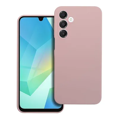 Huse - Husă Pastel Shine sand pink pentru Samsung Galaxy A16 (4G/5G) – silicon 2 mm, protecție subtilă și elegantă