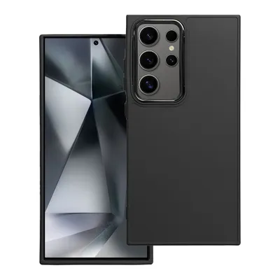 Huse - Husă FRAME neagră pentru Samsung Galaxy S24 Ultra – Protecție premium și design elegant