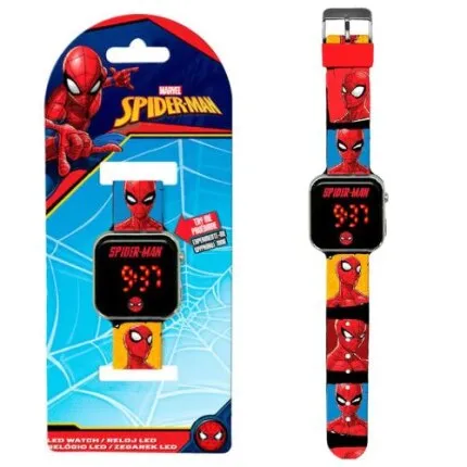 Jucarii si Gadget-uri copii - Omul Păianjen Faces – Ceas LED Digital pentru Copii