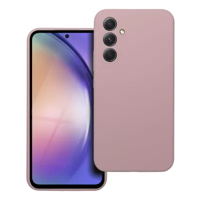 Huse - Husă SILICONE 2mm sand pink pentru Samsung Galaxy A54 5G – protecție delicată în tonuri pastelate