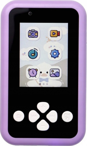 Gadget-uri copii - Telefon Gaming pentru Copii cu Display IPS 2,4", Butoane KDC-0027A, Violet