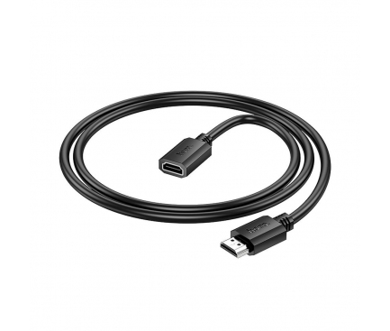Cablu HOCO US13 HDMI (mascul) la HDMI (femelă), 4K/60Hz, 1 m, Negru [1]