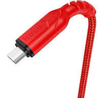 Cablu HOCO X59 – USB-A la Micro USB, 2.4A, 1 m, Roșu [2]
