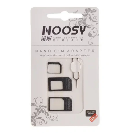 Telefoane - Nano SIM Adapter – Set 3 în 1 pentru toate dimensiunile SIM