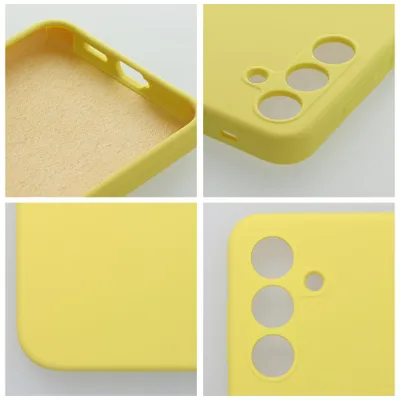 Husă SILICONE 2mm lemon pentru Samsung Galaxy S25 – protecție pastel cu un look fresh [1]
