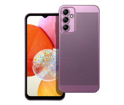Huse - Breezy – husă perforată violet pentru Samsung Galaxy A25 5G