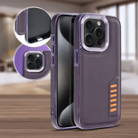 Huse - Husă MILANO pentru Samsung S24 – Mov închis