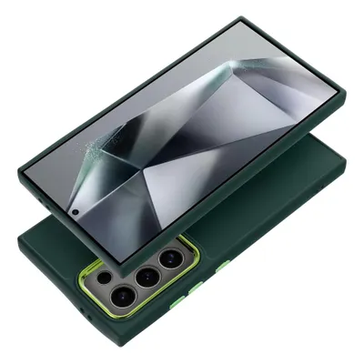 Huse - Husă FRAME verde pentru Samsung Galaxy A14 4G / A14 5G – Protecție subțire și elegantă