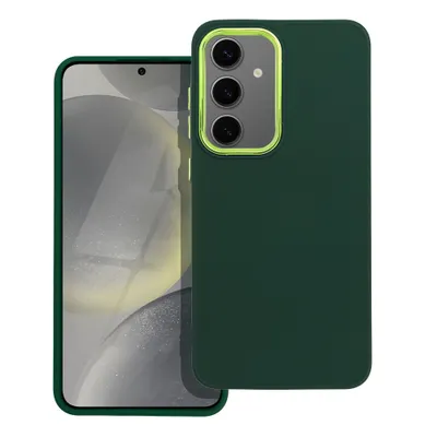Huse - Husă FRAME verde pentru Samsung Galaxy S24 Ultra – Protecție completă și design elegant