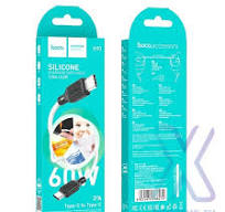 Cablu HOCO X90 – Type-C la Type-C, 3A, 60W, 1 m, Alb [1]