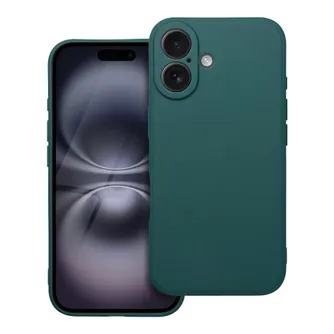 Accesorii GSM & IT - Husă MATT pentru iPhone 16 – Dark Green, Slim și Elegantă