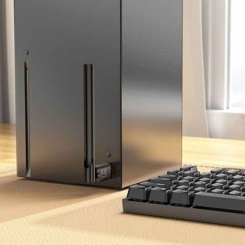 Adaptor WiFi USB Hoco Hi32 cu antenă externă, Wireless N 150Mbps, Negru [5]