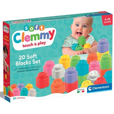 Puzzle copii - Animale Clemmy – Set de Joc Moale Clementoni pentru Copii