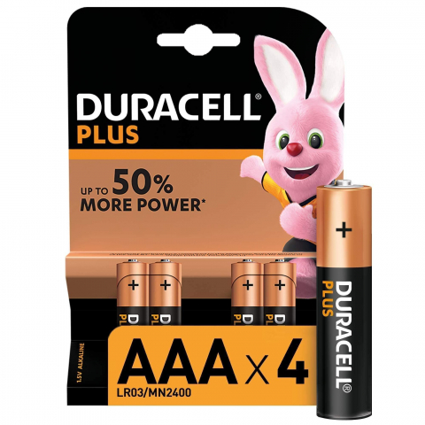 Diverse - Baterii Duracell R3 AAA – Alcaline, Putere de Lungă Durată