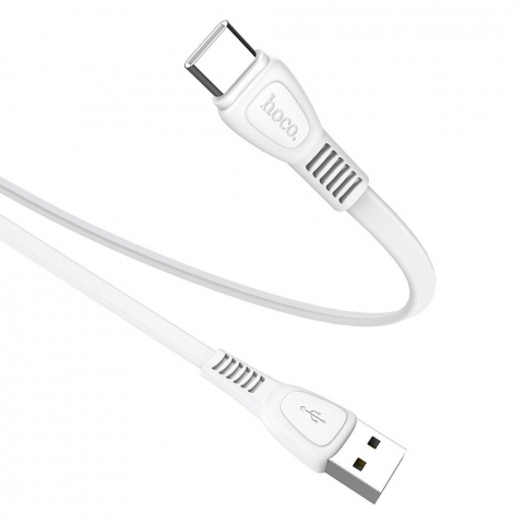 Cablu HOCO X40, USB-A la Type-C, 2.4A, 1m, Alb [1]