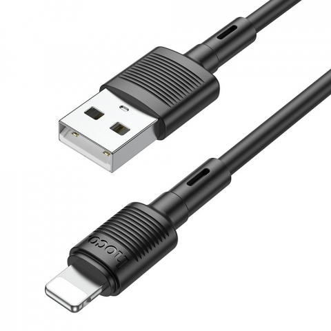 Cablu Hoco X83, USB-A la Lightning, 2.4A, 1m, Negru [3]