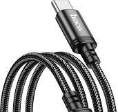 Cablu HOCO X89 – Type-C la Type-C, 3A, 60W, 1 m, Negru [2]