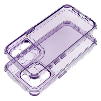 Accesorii GSM & IT - Carcasa MATRIX CLEAR pentru iPhone 16 Pro, Violet Deschis