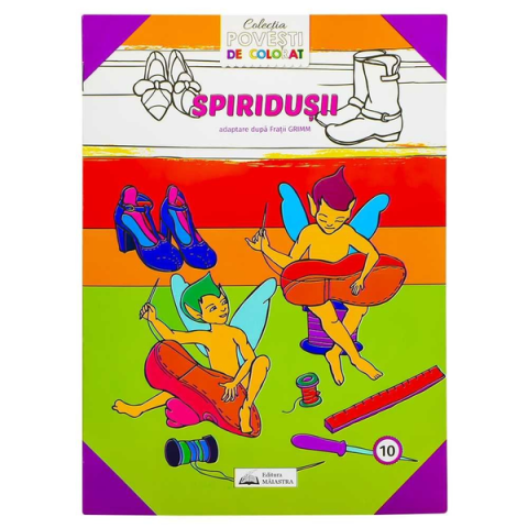 Rechizite și Birotică - Carte de colorat B5 – Spiridușii, 16 pagini