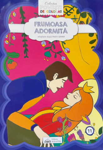 Rechizite și Birotică - Carte de colorat „Frumoasa Adormită” – Format A4, pentru copii