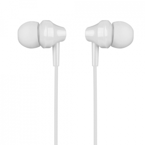 Căști cu Fir Hoco M14 cu Microfon și Jack 3.5 mm - Alb [2]