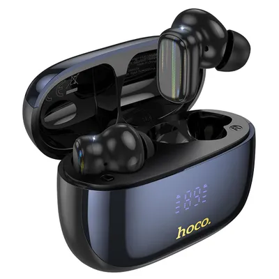 Căști Wireless Hoco EQ20, TWS, Bluetooth, ANC + ENC, Black [1]