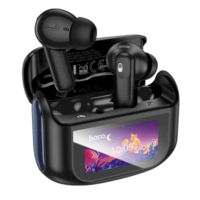 Accesorii GSM & IT - Căști Wireless Hoco EQ21, Bluetooth 5.4, ANC+ENC, Midnight Negru