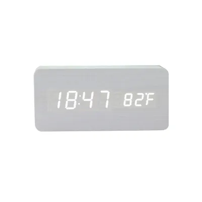 Ceasuri - Ceas Electronic de Birou NSD 5020 – Stație Meteo, Alb, Display Multifuncțional