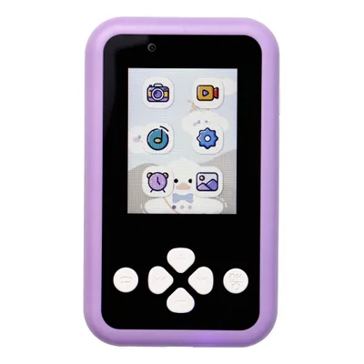 Consolă de Jocuri pentru Copii KDC-0027A, Display IPS 2.4", Butoane, Purple [3]