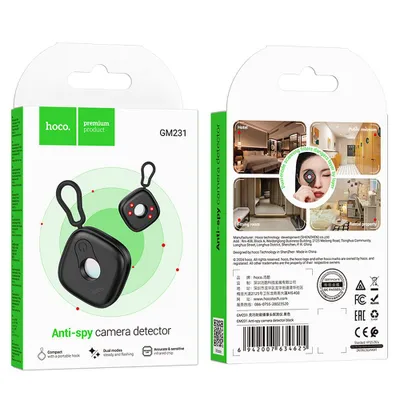 Foto-Video - Detector camere ascunse HOCO GM231 Anti‑Spy – negru