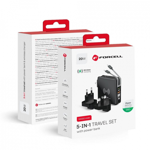 Forcell F-Energy – Încărcător Multifuncțional 5 în 1 cu Power Bank 10000mAh [8]