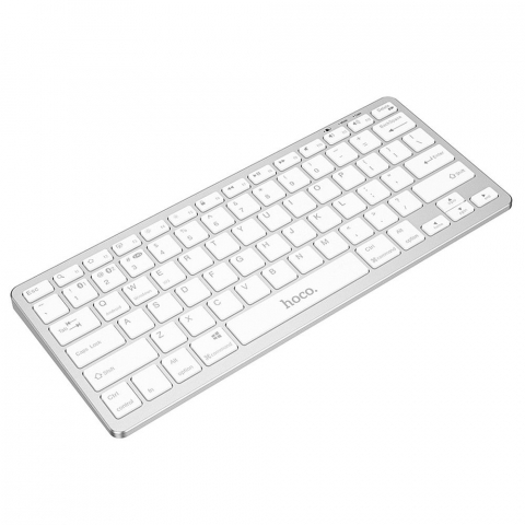 Tastaturi &Mouse-uri - Hoco GM32 - Tastatură Wireless QWERTY, Argintie
