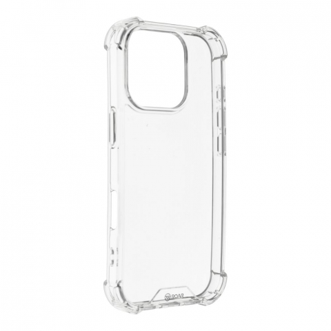 Huse - Husă Armor Jelly Roar pentru iPhone 16 Pro, Transparentă