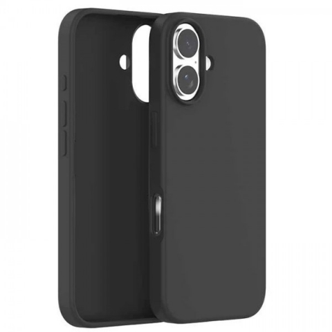 Huse - Husă Black Slim pentru iPhone 16 Plus – Elegantă și Protecție Minimă