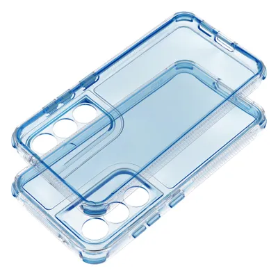 Huse - Husă MATRIX CLEAR albastră pentru Samsung Galaxy S25 Ultra – protecție transparentă cu accente de culoare