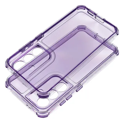 Huse - Husă MATRIX CLEAR violet pentru Samsung Galaxy S25 Ultra – protecție transparentă cu accente elegante