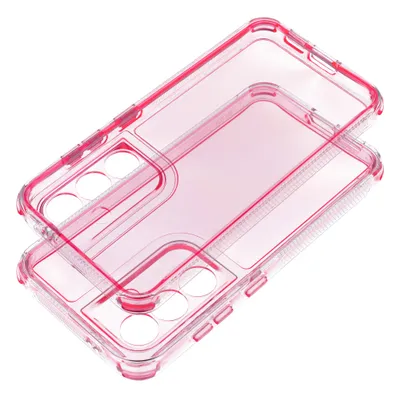 Huse - Husă MATRIX CLEAR pentru Samsung Galaxy S25 Ultra – Powder Pink, protecție elegantă și transparentă