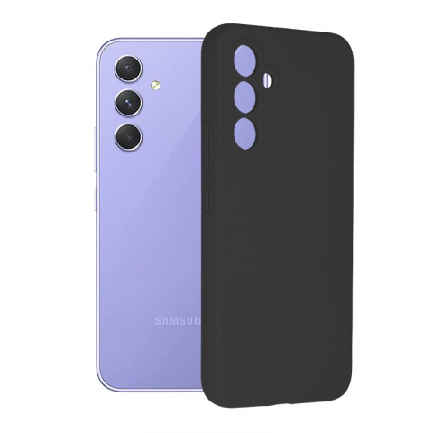 Huse - Husă Neagră Slim pentru Samsung Galaxy A05s – Protecție Slim și Elegantă