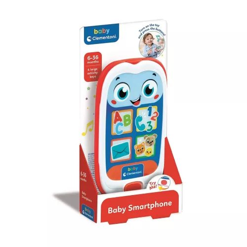Jucarii si Gadget-uri copii - Jucăria „Primul meu smartphone” pentru bebeluși Clementoni – Siguranță și Distracție!