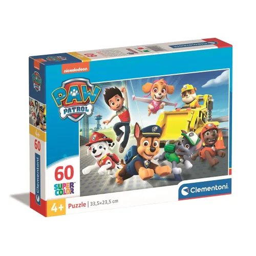 Puzzle copii - Patrula Cățelușilor Make a Move – Puzzle Clementoni, 104 Piese
