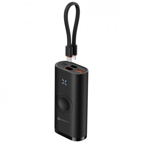 Power Bank Forcell F-Energy F10K4 10.000 mAh, 22.5W PD + QC 3.0, Compatibil Apple Watch, Negru – Încărcare Completă Oriunde [1]