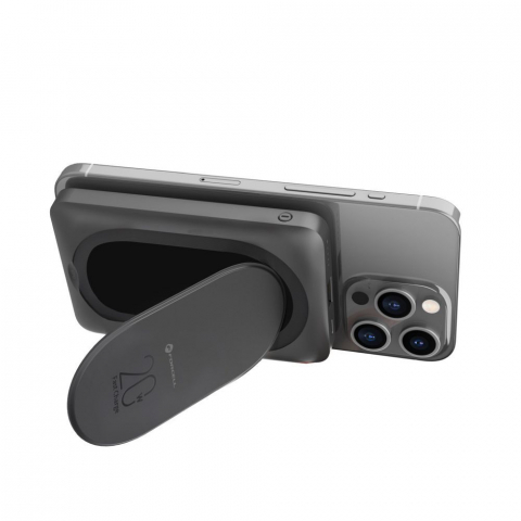 Powerbank Forcell F Energy F10K2 MagStand, Compatibil cu MagSafe, PD QC3.0, 5A, 20W, 10,000 mAh, Negru [2]