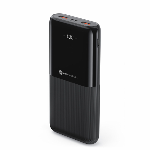 Powerbank-uri - Powerbank Forcell F Energy P20K1, PD QC3.0, 3A, 20W, 20,000 mAh, Negru