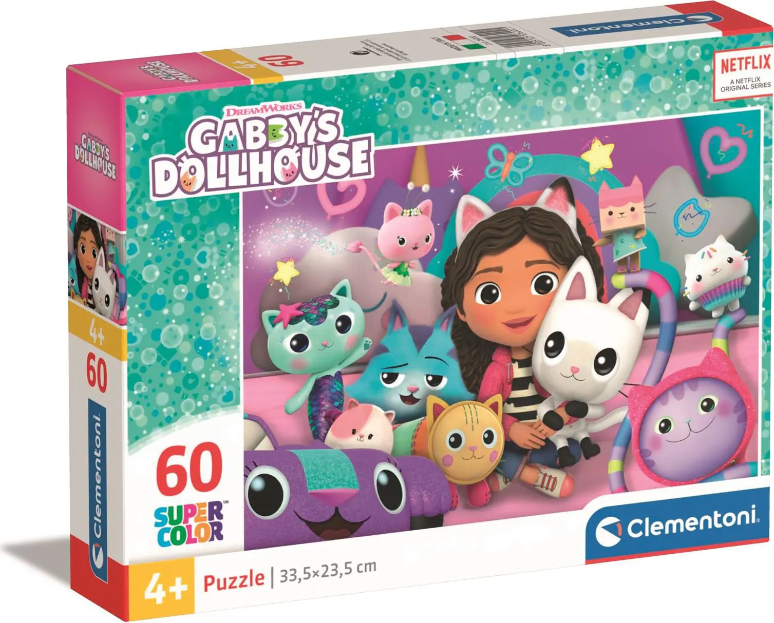 Puzzle copii - Puzzle SuperColor Casa de papusi a lui Gabby Clementoni puzzle copii carton