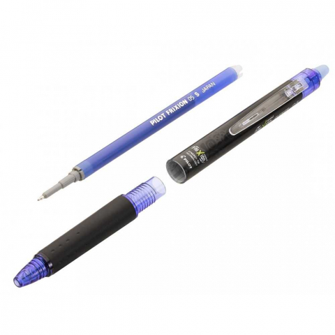 Roller Pilot Frixion Clicker 0.5 mm Albastru – Scriere Fină și Ștergere Instantă [1]