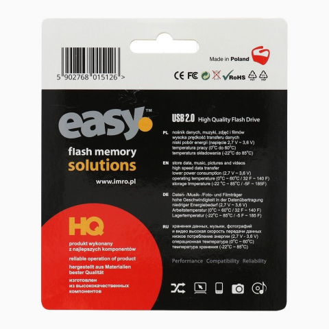 Stick USB IMRO Easu Eco 16GB - Memorie Portabilă Eco-Friendly [1]
