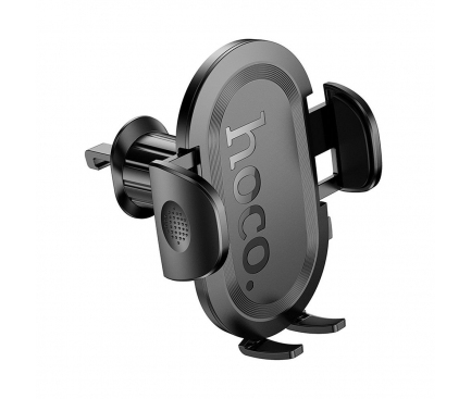 Suporturi auto - Suport Auto HOCO H53 Negru – Prindere pe Grilă de Aerisire, Reglabil, Compatibil Universal