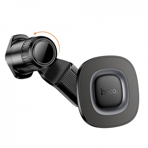 Suport Auto Magnetic Hoco H74 – Pentru Grila de Ventilație, Negru/Gri Metalic [2]