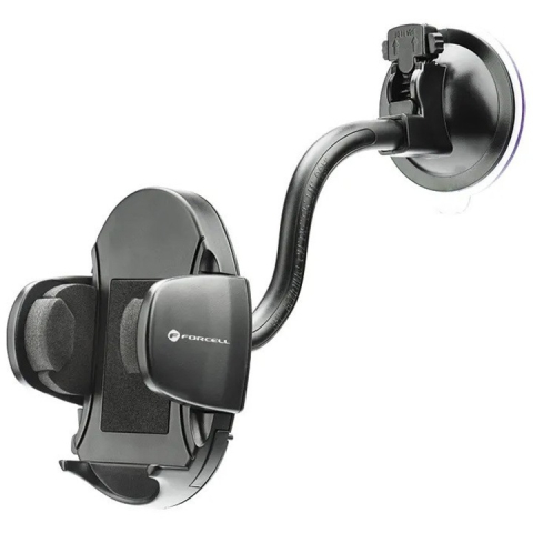 Suport auto telefon Forcell 17 cm suport telefon masina negru universal [1]