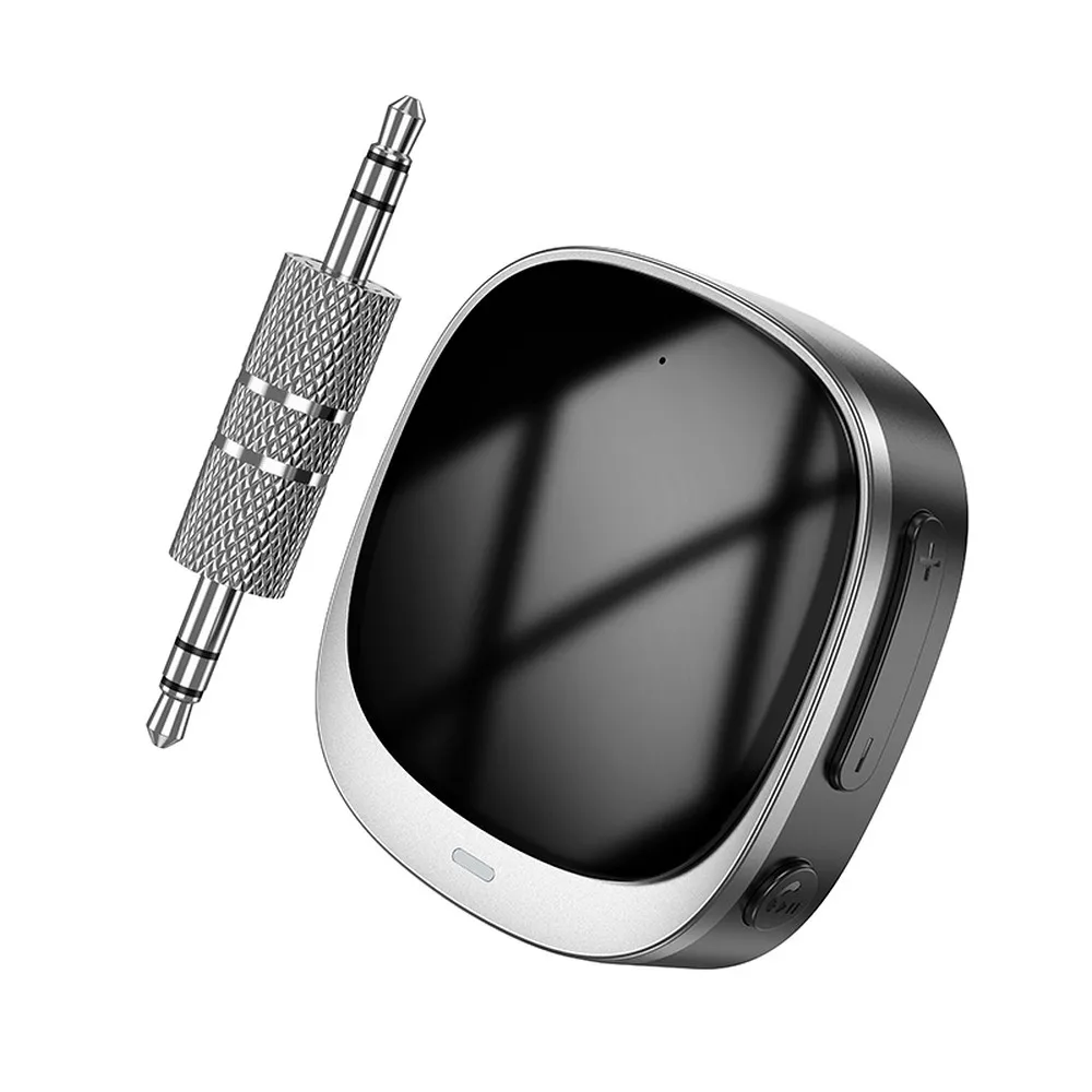 Transmitator FM,HOCO AUX Jack 3,5 mm BLUETOOTH cu display E80 negru [2]